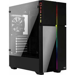 Aerocool Midi Tower Playa RGB, Black, glass window , ACCM-PB09133.11, 4718009158672