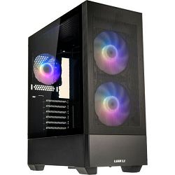 Lian Li Midi Tower LANCOOL 205 Mech C, glass window, Black, 4718466012142