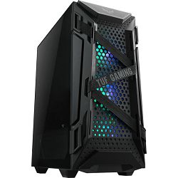 Asus Midi Tower TUF Gaming GT301, glass window, Black, 90DC0040-B49000