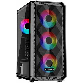 Bit Force Midi Tower PALADIN ARGB-4, Gaming Black