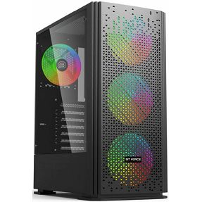 Bit Force Midi Tower ORION CF-4, RGB, Gaming Black