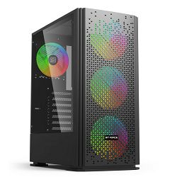 Bit Force Midi Tower ORION CF-4, RGB, Gaming Black