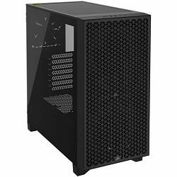 Corsair Midi Tower 3000D Airflow, glass window, Black, CC-9011251-WW