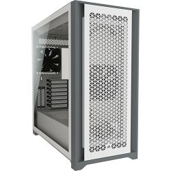 Corsair Midi Tower 5000D Airflow, glass window, White, CC-9011211-WW