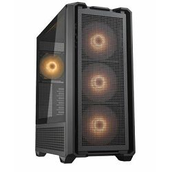 Cougar Midi Tower MX600 Black, RGB, CGR-57C9B-RGB