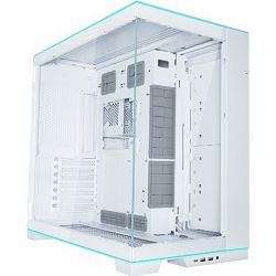 Lian Li Midi Tower O11 Dynamic Evo, RGB, glass window, White, O11DERGBW, 4718466014160