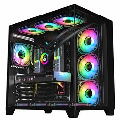 NaviaTec Midi Tower SEAFARER TG Gaming 7xARGB ventilators