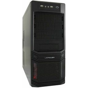 LC-Power Midi Tower LC-925B, Black