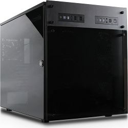 Nanoxia Dual System - Streaming case, glass window, E-ATX, black, 360647