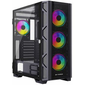 Bit Force Full Tower GIANT ARGB-TG4, Gaming Black