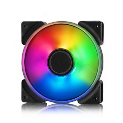 Fractal ventilator 120mm Prisma AL-12 RGB PWM, Black 500-2000rpm, FD-FAN-PRI-AL12-PWM