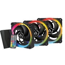 Arctic ventilator 120mm BioniX P120 ARGB 3-pack with remote control, ACFAN00156A