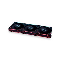 Lian Li ventilator 120mm UNI FAN TL LCD 120, ARGB, PWM, 3-pack + kontroler, Black, 12TLLCD3B