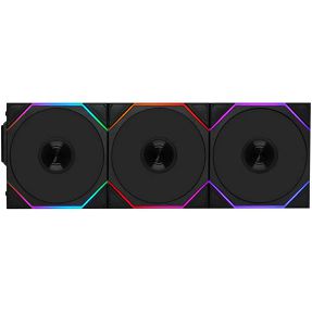Lian Li ventilator 120mm UNI FAN TL Wireless 120, ARGB, PWM, 3-pack + kontroler, Black, 12TL1W3B