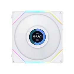 Lian Li ventilator 120mm UNI FAN TL LCD 120 Reverse Blade, ARGB, PWM, White, 12RTLLCD1W