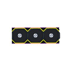Lian Li ventilator 120mm UNI FAN SL Wireless 120 Reverse Blade, ARGB, PWM, 3-pack, Black, 12RSL1W3B