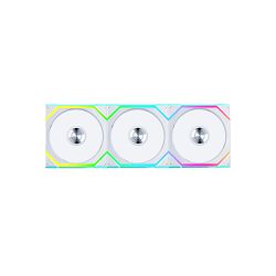 Lian Li ventilator 120mm UNI FAN SL Wireless 120 Reverse Blade, ARGB, PWM, 3-pack, White, 12RSL1W3W