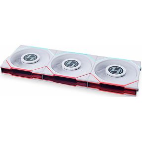Lian Li ventilator 120mm UNI FAN TL LCD 120, ARGB, PWM, 3-pack + kontroler, White, 12TLLCD3W