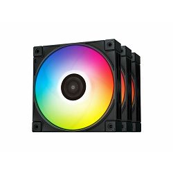 DeepCool ventilator 120mm FC120, ARGB, PWM, Black, 3-Pack, R-FC120-BKAMN3-G-1