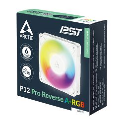 Arctic ventilator 120mm P12 Pro Reverse A-RGB, White, ACFAN00325A