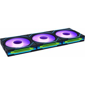 Lian Li ventilator 120mm UNI FAN SL-INF Wireless 120 Reverse Blade, ARGB, PWM, 3-pack + kontroler, Black, 12RSLIN1W3B