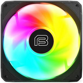 Bit Force ventilator 120mm BLOW PWM 3 LED, Black