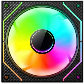 Bit Force ventilator 120mm BLOW PWM ARGB, Black