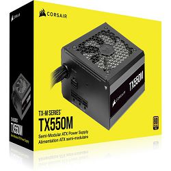 Napajanje Corsair 550W TX550M, 2021, 80 PLUS Gold, CP-9020228-EU