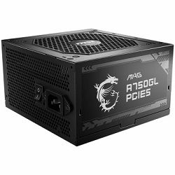 Napajanje MSI 750W MAG A750GL, Full modular, PCIE5, 80 PLUS Gold, ATX 3.0, 306-7ZP8B11-CE0