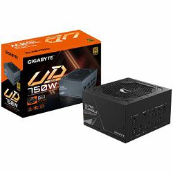 Napajanje Gigabyte 750W GP-UD750GM PG5, PCIE5, Full modular, 80 PLUS Gold, ATX 3.0, GP-UD750GM PG5