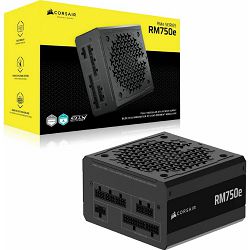 Napajanje Corsair 750W RM750e, 2025, Full modular, 80 PLUS Gold, ATX 3.1, CP-9020295-EU