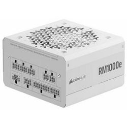 Napajanje Corsair 1000W RM1000e, White, 2025, Full modular, 80 PLUS Gold, ATX 3.1, CP-9020294-EU