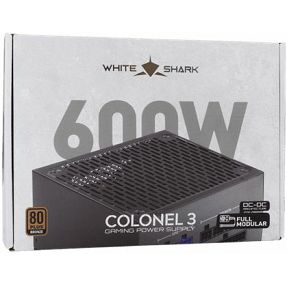 Napajanje White Shark 600W GPSU-B600S COLONEL-3, Full Modular, 80 PLUS Bronze