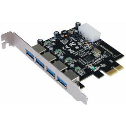 Kontroler Longshine 4xUSB3.0 PCIe, LCS-6380-4