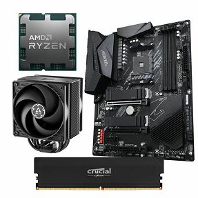 AMD Bundle Ryzen 7 5700X Promo, Gigabyte B550 Aorus Elite AX V2, DDR4 16GB Crucial Pro, Arctic Freezer 36