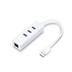 TP-Link UE330, USB 3.0 to Gigabit Ethernet Network Adapter+3 Port Hub