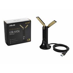 ASUS USB-AX56, Wireless AX1800 Dual-band USB client card, 90IG06H0-MO0R00