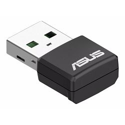 ASUS USB-AX55 Nano Dual Band Wireless AX1800 USB Adapter, 90IG06X0-MO0B00