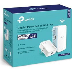 TP-Link TL-WPA7517KIT AV1000, Gigabit, 2×GLAN, 2.4GHz/5GHz, Powerline mrežni adapter