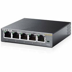 TP-Link Switch TL-SG105E, 5-Port Gigabit Easy Smart Switch,  metalno kućište