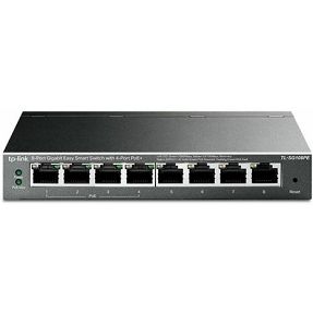 TP-Link Switch TL-SG108PE, 8-Port Gigabit Easy Smart Switch with 4-Port PoE