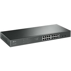 TP-Link Switch TL-SG1218MPE, 18-Port Gigabit Easy Smart Switch with 16-Port PoE+