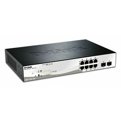 D-Link Switch DGS-1210-10P, 10-Port Gigabit Smart Managed PoE Switch