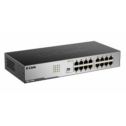 D-Link Switch DGS-1016D/E, 16-Port, Gigabit, Unmanaged, Desktop, DGS-1016D/E