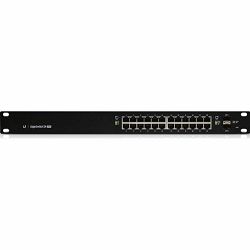 Ubiquiti Networks ES-24-250W, 26-Port Layer 2 Managed PoE+ Rackmount EdgeSwitch, UBQ-ES-24-250W