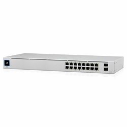 Ubiquiti USW-16-POE, 16-Port Gigabit Managed Gigabit Layer 2 Switch, UBQ-USW-16-POE