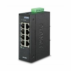 Planet ISW-800T 8-Port 10/100TX Compact Ethernet Switch, Industrial, ISW-800T
