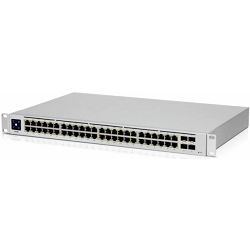 Ubiquiti UniFi USW-48-PoE Gigabit Layer 2 Rackmount PoE Switch with 32 auto-sensing 802.3at PoE+ ports and 4 SFP ports, UBQ-USW-48-POE