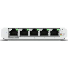 Ubiquiti Switch USW-FLEX Mini, Unifi L2 5P (4x 1GbE + (1x GbE PoE In) compact Switch