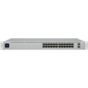 Ubiquiti Switch USW-PRO-24-POE, Unifi L3 26P (24x 1GbE (16 PoE+, 8 PoE++)400W + 2x 10G SFP+)